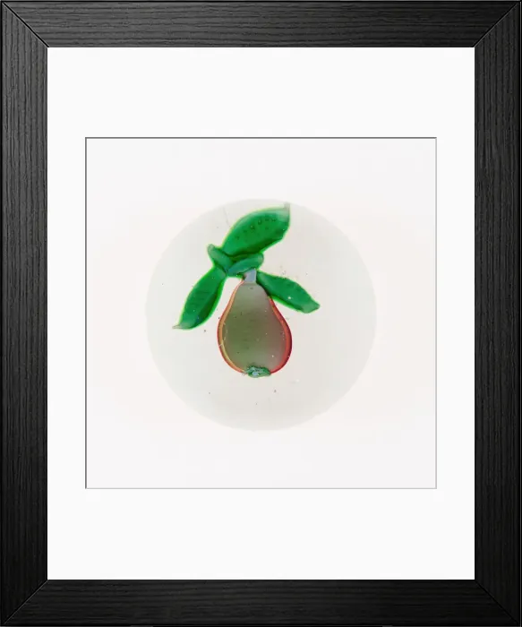 Framed Print : Paperweight, United States, late 19th century. Creator: New England Glass Company Framed Print : Paperweight, United States, late 19th century. Creator: New England Glass Company