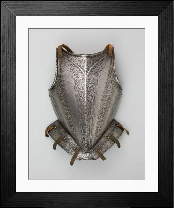 Framed Print : Breastplate, Milan, 1570-80. Creator: Unknown Framed Print : Breastplate, Milan, 1570-80. Creator: Unknown