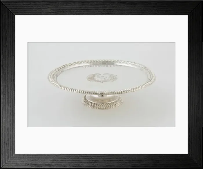 Framed Print : Tazza, London, 1697 / 98. Creator: Joseph Ward Framed Print : Tazza, London, 1697 / 98. Creator: Joseph Ward