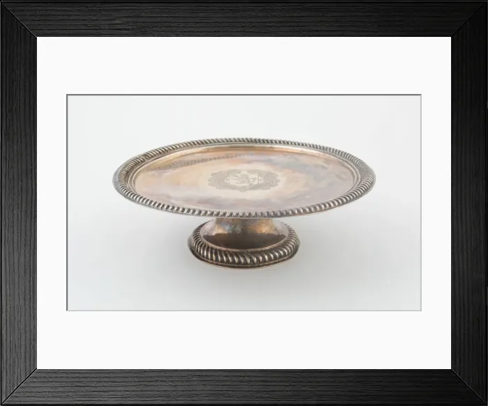Framed Print : Tazza, London, 1697 / 98. Creator: Joseph Ward Framed Print : Tazza, London, 1697 / 98. Creator: Joseph Ward