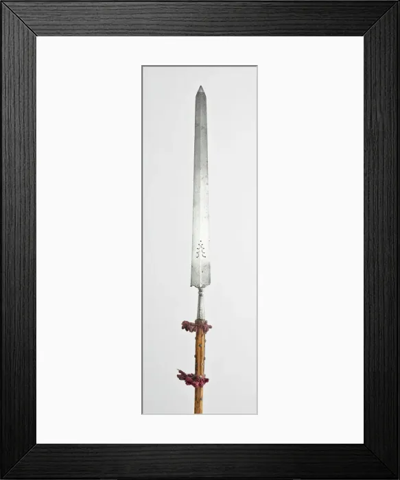 Framed Print : Partisan, Northern Italy, late 16th century. Creator: Unknown Framed Print : Partisan, Northern Italy, late 16th century. Creator: Unknown