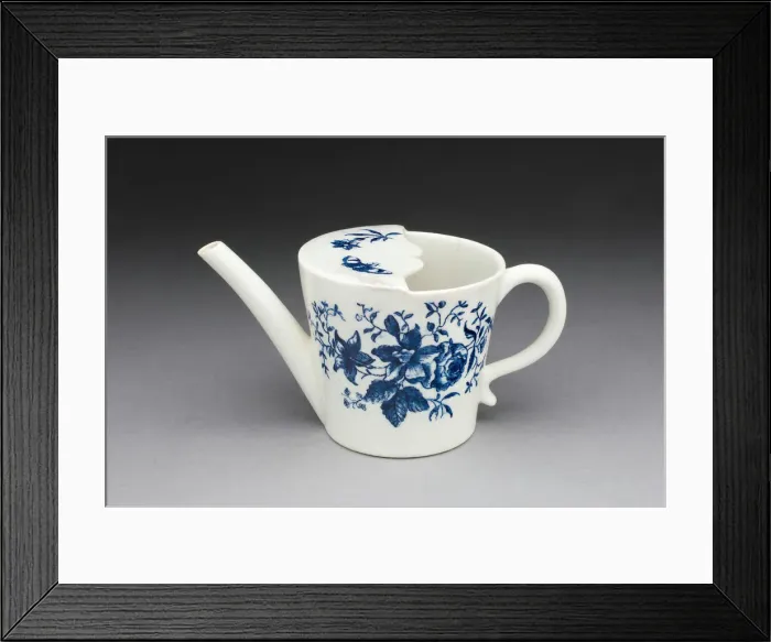 Framed Print : Feeding Mug, Lowestoft, c. 1780. Creator: Lowestoft Porcelain Factory Framed Print : Feeding Mug, Lowestoft, c. 1780. Creator: Lowestoft Porcelain Factory