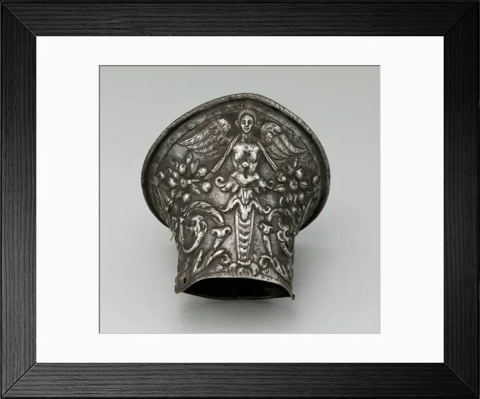 Framed Print : Cuff of a Gauntlet, Italy, c. 1550 / 60. Creator: Unknown Framed Print : Cuff of a Gauntlet, Italy, c. 1550 / 60. Creator: Unknown