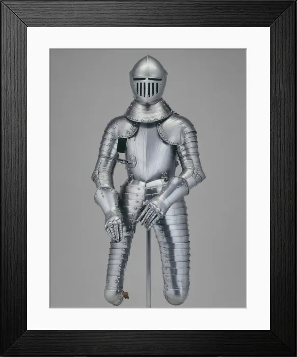 Framed Print : Armor for Heavy Calvary (Cuirassier), Milan, about 1610. Creator: Unknown Framed Print : Armor for Heavy Calvary (Cuirassier), Milan, about 1610. Creator: Unknown