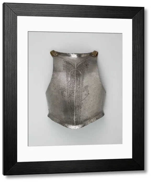 Framed Print : Breastplate, Italy, northern, c. 1560 / 70. Creator: Unknown Framed Print : Breastplate, Italy, northern, c. 1560 / 70. Creator: Unknown