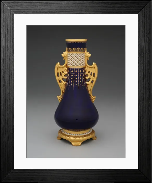 Framed Print : Vase, Stoke-on-Trent, 1890. Creator: Minton Framed Print : Vase, Stoke-on-Trent, 1890. Creator: Minton