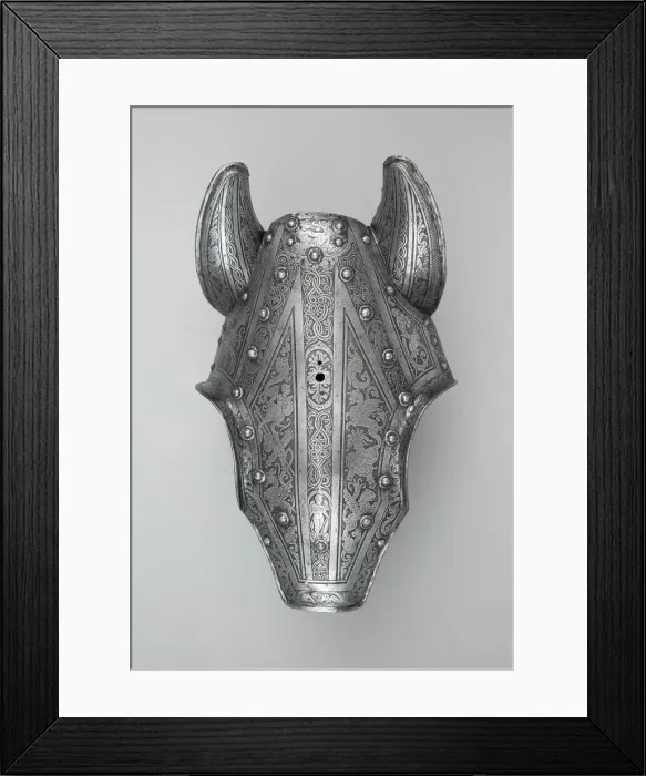 Framed Print : Demi Shaffron, Milan, 1590 / 1600. Creator: Unknown Framed Print : Demi Shaffron, Milan, 1590 / 1600. Creator: Unknown