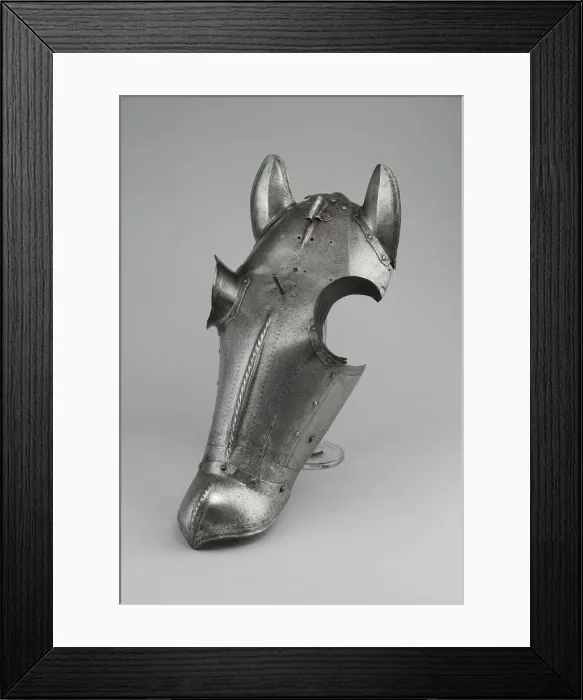Framed Print : Shaffron, Milan, 1540 / 70. Creator: Unknown Framed Print : Shaffron, Milan, 1540 / 70. Creator: Unknown