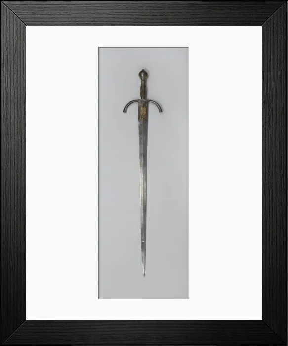 Framed Print : Arming Sword, Italy, 1520 / 30. Creator: Unknown Framed Print : Arming Sword, Italy, 1520 / 30. Creator: Unknown