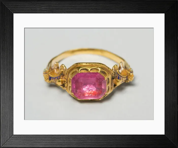 Framed Print : Ring, Italy, c. 1525-c. 1575. Creator: Unknown Framed Print : Ring, Italy, c. 1525-c. 1575. Creator: Unknown