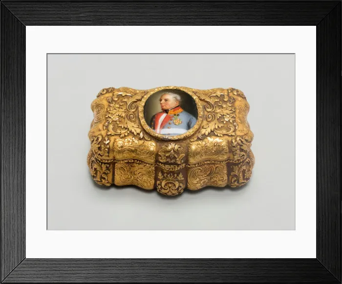 Framed Print : Snuff Box, Austria, c. 1830. Creator: Unknown Framed Print : Snuff Box, Austria, c. 1830. Creator: Unknown