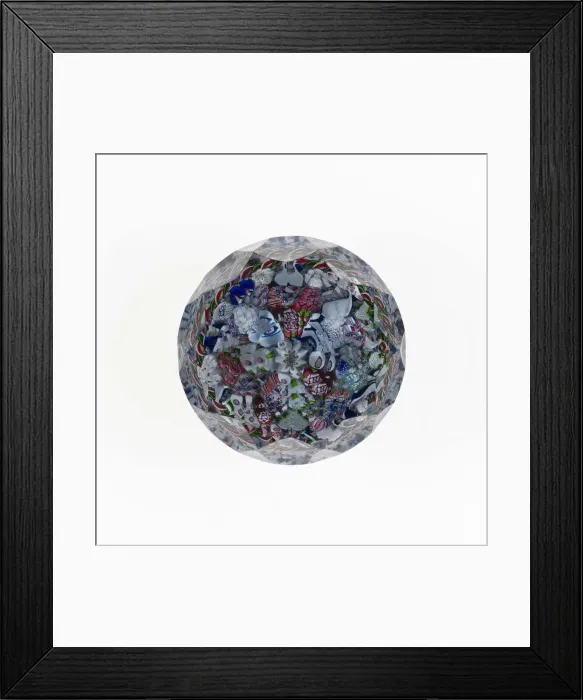 Framed Print : Paperweight, France, c. 1845-60. Creator: Unknown Framed Print : Paperweight, France, c. 1845-60. Creator: Unknown
