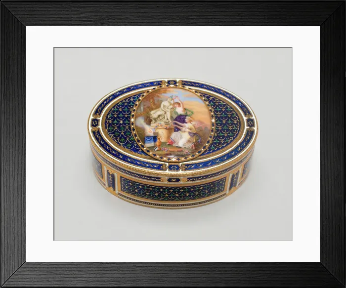 Framed Print : Box: Sacrifice of Venus, Austria, Late 18th century. Creator: Unknown Framed Print : Box: Sacrifice of Venus, Austria, Late 18th century. Creator: Unknown