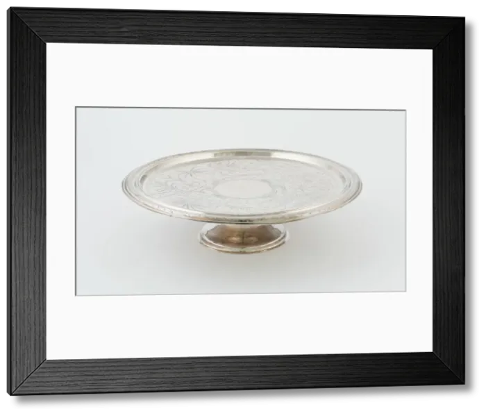 Framed Print : Footed Salver, England, 1683 / 84. Creator: John Sutton Framed Print : Footed Salver, England, 1683 / 84. Creator: John Sutton