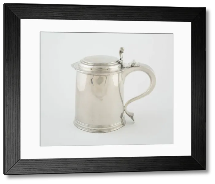 Framed Print : Tankard, London, 1700 / 01. Creator: William Penstone Framed Print : Tankard, London, 1700 / 01. Creator: William Penstone
