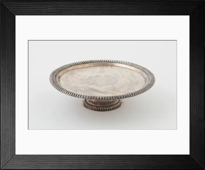 Framed Print : Tazza, London, 1697 / 98. Creator: Thomas Ash Framed Print : Tazza, London, 1697 / 98. Creator: Thomas Ash