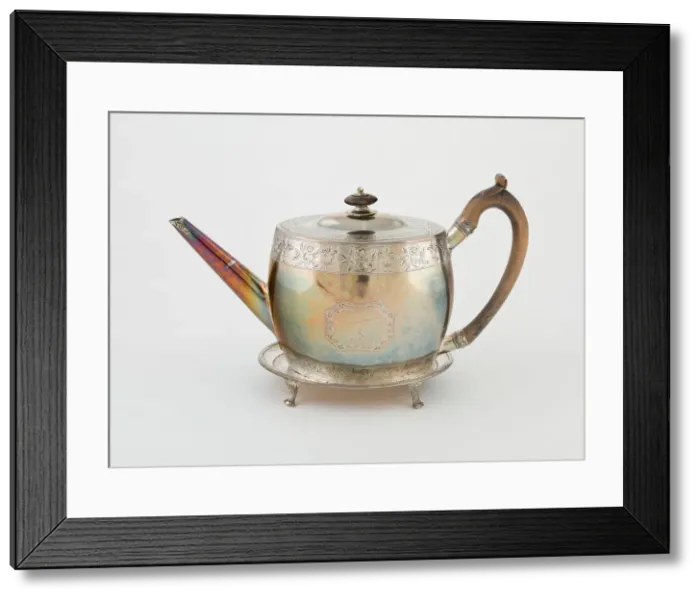 Framed Print : Teapot and Stand, London, 1790. Creator: William Vincent Framed Print : Teapot and Stand, London, 1790. Creator: William Vincent