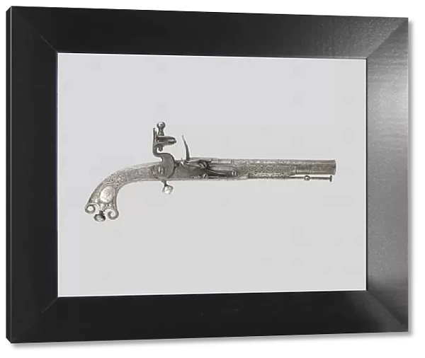 Flintlock Belt Pistol, Scotland, 1775. Creator: Leigh Thomas Murdoch