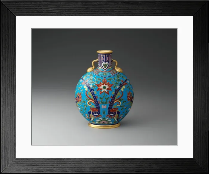 Framed Print : Moon Flask, England, 1873. Creator: Christopher Dresser Framed Print : Moon Flask, England, 1873. Creator: Christopher Dresser