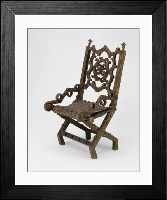 Framed Print : Royal Chair (Akonkromfi), Ghana, Probably mid- / late 19th century. Creator: Unknown Framed Print : Royal Chair (Akonkromfi), Ghana, Probably mid- / late 19th century. Creator: Unknown