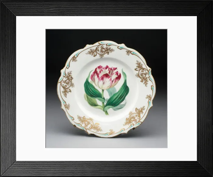 Framed Print : Plate, Stoke on Trent, c. 1825. Creator: Spode Ceramic Works Framed Print : Plate, Stoke on Trent, c. 1825. Creator: Spode Ceramic Works
