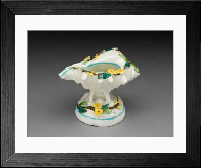 Framed Print : Sweetmeat Dish, Plymouth, City of, c. 1770. Creator: Plymouth Porcelain Factory Framed Print : Sweetmeat Dish, Plymouth, City of, c. 1770. Creator: Plymouth Porcelain Factory