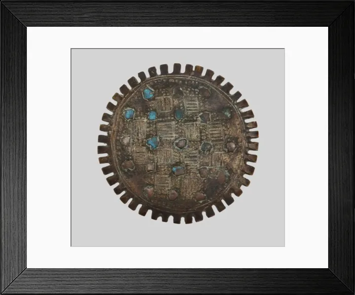 Framed Print : Goldweight Depicting a Geometric Shape, Ghana, 17th / 18th century. Creator: Unknown Framed Print : Goldweight Depicting a Geometric Shape, Ghana, 17th / 18th century. Creator: Unknown