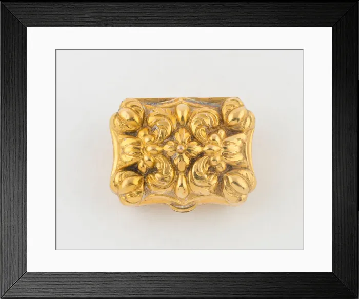 Framed Print : Vinaigrette, France, c. 1840. Creator: Unknown Framed Print : Vinaigrette, France, c. 1840. Creator: Unknown