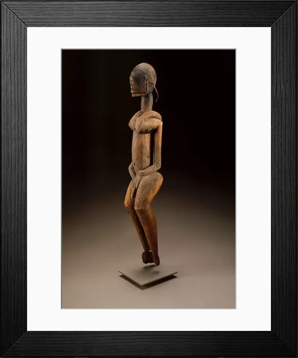 Framed Print : Male Figure, Mali, Possibly 18th century. Creator: Unknown Framed Print : Male Figure, Mali, Possibly 18th century. Creator: Unknown