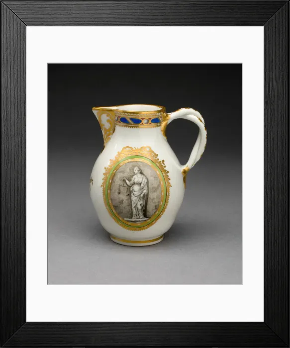 Framed Print : Milk Jug (part of a Coffee Service), Vienna, c. 1770. Creator Framed Print : Milk Jug (part of a Coffee Service), Vienna, c. 1770. Creator
