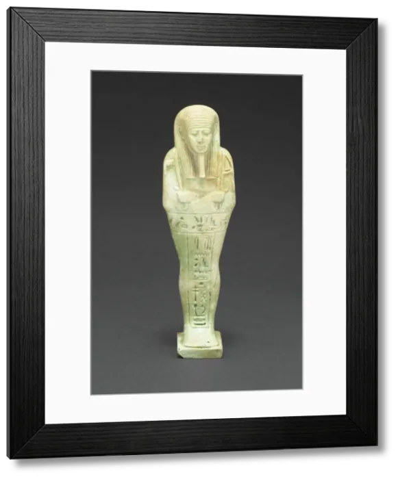 Framed Print : Shabti of Horu, Egypt, Late Period, Dynasty 26 (664-525 BCE). Creator: Unknown Framed Print : Shabti of Horu, Egypt, Late Period, Dynasty 26 (664-525 BCE). Creator: Unknown