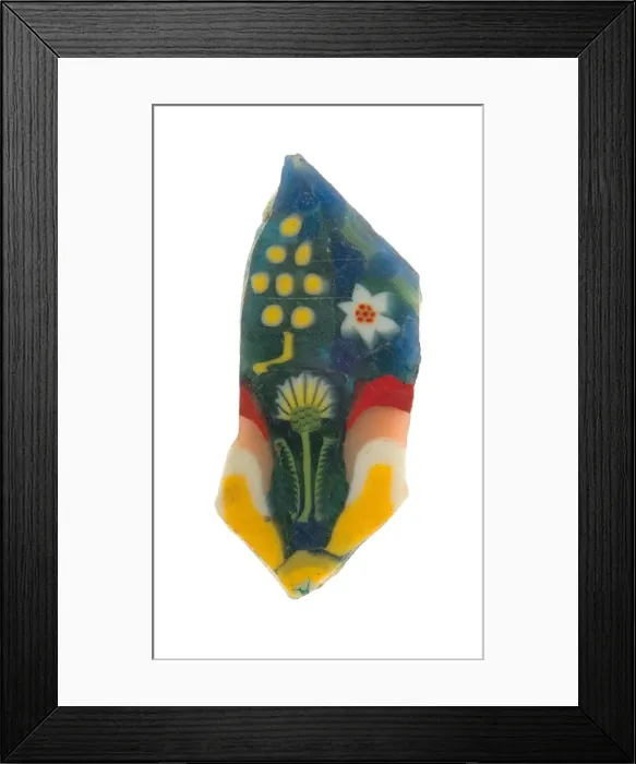 Framed Print : Fragment of a Floral Plaque, Egypt, late 1st century BCE / early 1st century CE Framed Print : Fragment of a Floral Plaque, Egypt, late 1st century BCE / early 1st century CE