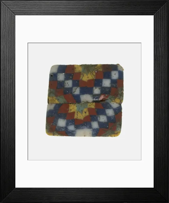 Framed Print : Group of Checkerboard Patterned Inlays, Italy, Ptolemaic Period, (1st century BCE) Framed Print : Group of Checkerboard Patterned Inlays, Italy, Ptolemaic Period, (1st century BCE)