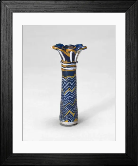 Framed Print : Container for Kohl in the Shape of a Palm Column, Egypt, New Kingdom Framed Print : Container for Kohl in the Shape of a Palm Column, Egypt, New Kingdom