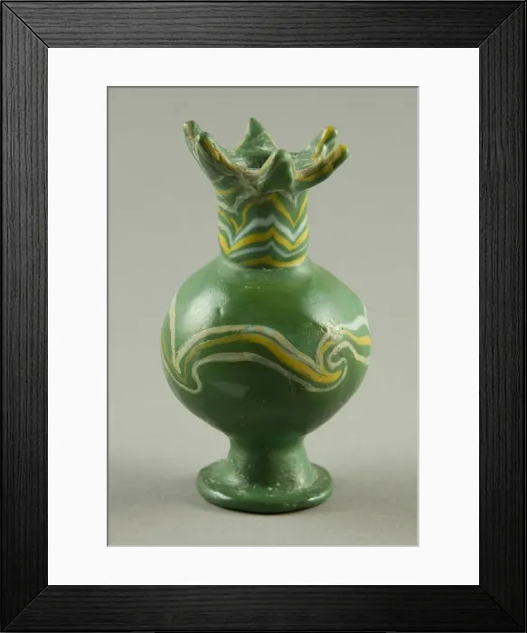 Framed Print : Vase, Egypt, New Kingdom, Dynasty 19 (1295-1186 BCE). Creator: Unknown Framed Print : Vase, Egypt, New Kingdom, Dynasty 19 (1295-1186 BCE). Creator: Unknown