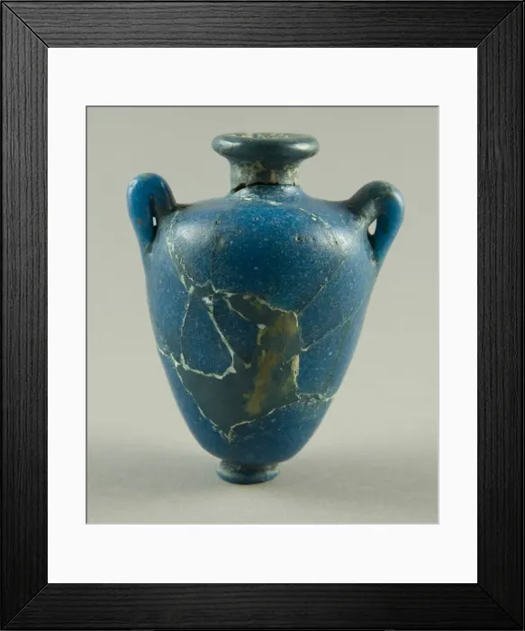 Framed Print : Vase, Egypt, New Kingdom Period, Dynasty 19 (1292-1202 BCE). Creator: Unknown