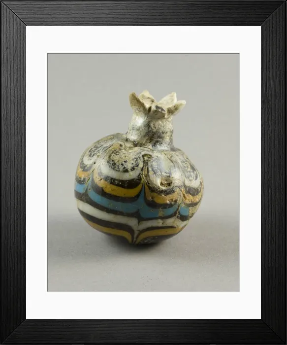Framed Print : Vase in the Shape of a Pomegranate, Egypt, 1250-1200 BCE. Creator: Unknown Framed Print : Vase in the Shape of a Pomegranate, Egypt, 1250-1200 BCE. Creator: Unknown