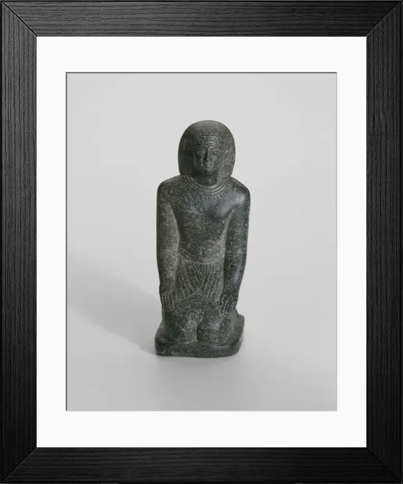 Framed Print : Statuette of Wesir-nakht, Egypt, Late Period, Dynasty 31 (about 342-332 BCE) Framed Print : Statuette of Wesir-nakht, Egypt, Late Period, Dynasty 31 (about 342-332 BCE)