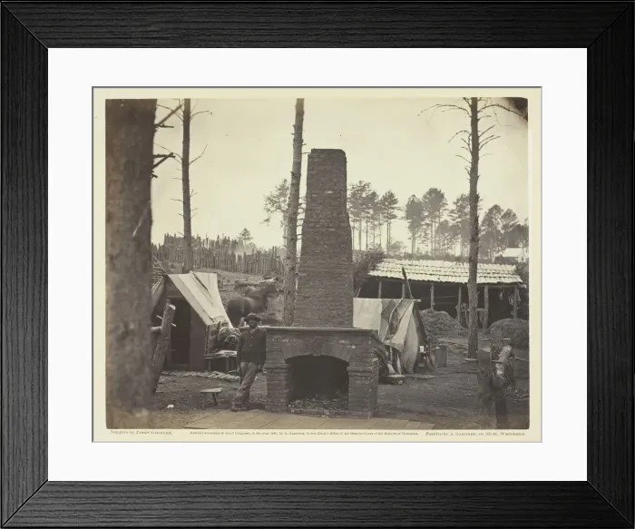 Framed Print : Incidents of the War: Breaking Camp, May 1864. Creator: James Gardner Framed Print : Incidents of the War: Breaking Camp, May 1864. Creator: James Gardner