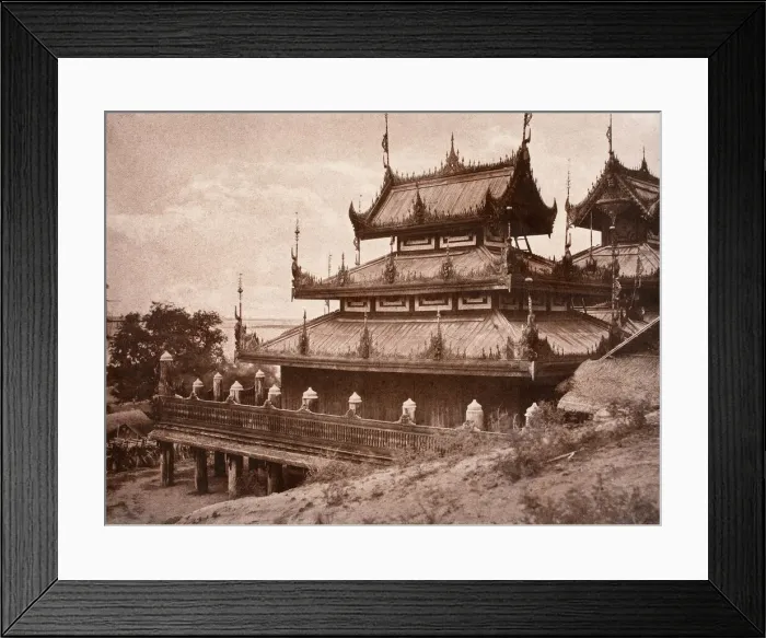 Framed Print : No. 8. Ye-nan-gyoung [Yenangyaung]. Kyoung. 1855. Creator: Captain Linnaeus Tripe