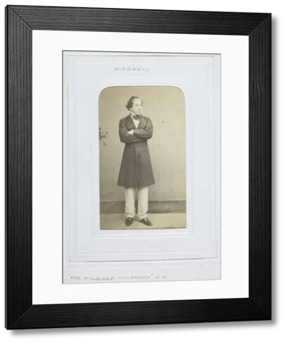 Framed Print : Benjamin Disraeli, 1860-69. Creator: William Edward Kilburn Framed Print : Benjamin Disraeli, 1860-69. Creator: William Edward Kilburn