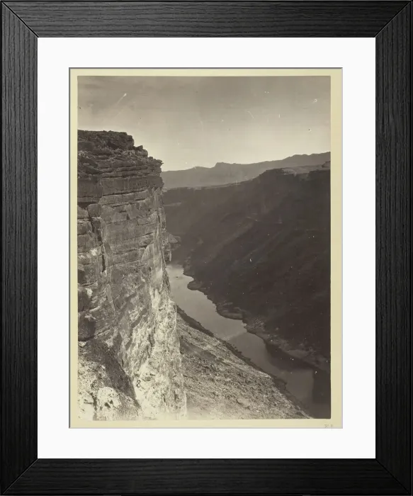 Framed Print : Grand Canyon, Colorado River, Near Paria Creek, Looking East, 1872 Framed Print : Grand Canyon, Colorado River, Near Paria Creek, Looking East, 1872