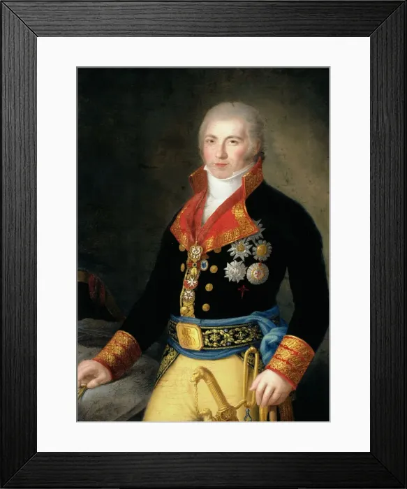 Framed Print : Manuel Godoy, 1800 / 08. Creator: Agustin Esteve y Marques Framed Print : Manuel Godoy, 1800 / 08. Creator: Agustin Esteve y Marques