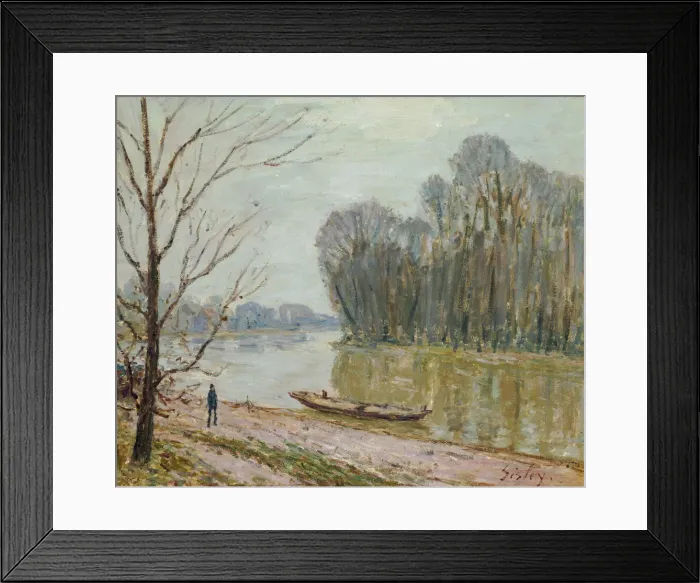 Framed Print : The Loire, 1896. Creator: Alfred Sisley Framed Print : The Loire, 1896. Creator: Alfred Sisley