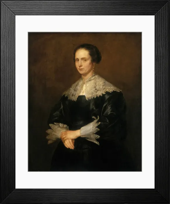 Framed Print : Helena Tromper Du Bois, c. 1631. Creator: Anthony van Dyck Framed Print : Helena Tromper Du Bois, c. 1631. Creator: Anthony van Dyck