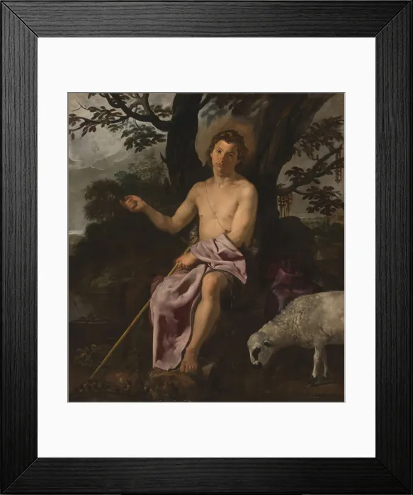 Framed Print : Saint John the Baptist in the Wilderness, ca. 1622. Creator: Diego Velasquez Framed Print : Saint John the Baptist in the Wilderness, ca. 1622. Creator: Diego Velasquez
