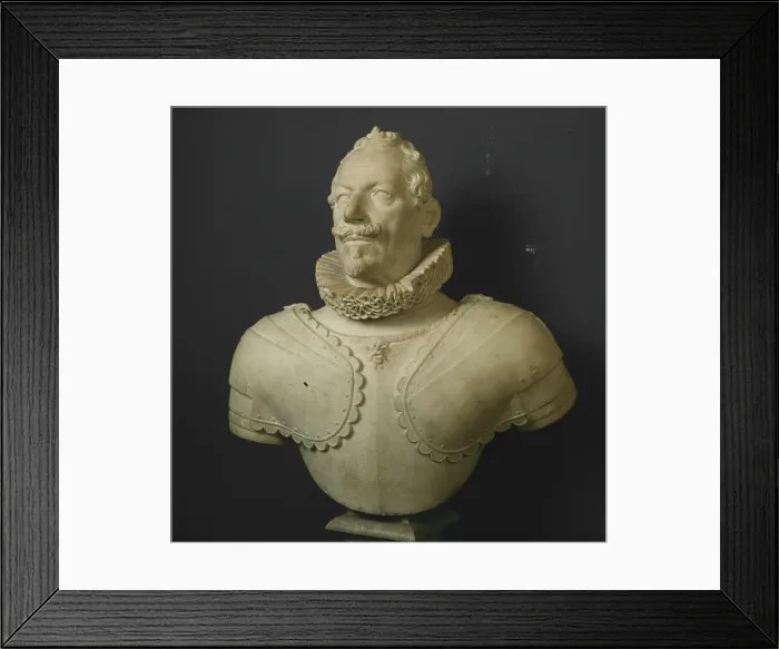 Framed Print : Bust of a Nobleman in Armor, About 1610. Creator: Pietro Tacca Framed Print : Bust of a Nobleman in Armor, About 1610. Creator: Pietro Tacca