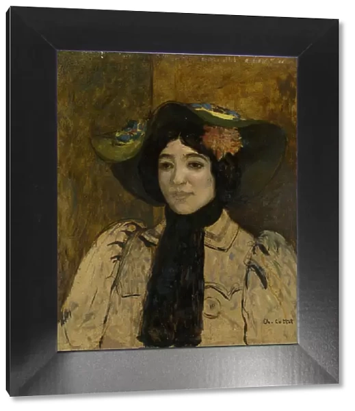 Portrait of a Woman, c. 1900. Creator: Charles Cottet