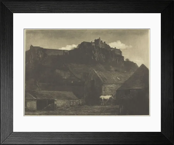 Framed Print : Stirling Castle, c. 1903. Creator: James Craig Annan Framed Print : Stirling Castle, c. 1903. Creator: James Craig Annan