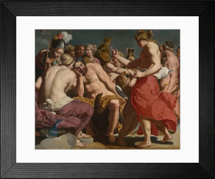 Framed Print : Jupiter Rebuked by Venus, c. 1612 / 13. Creator: Abraham Janssens Framed Print : Jupiter Rebuked by Venus, c. 1612 / 13. Creator: Abraham Janssens